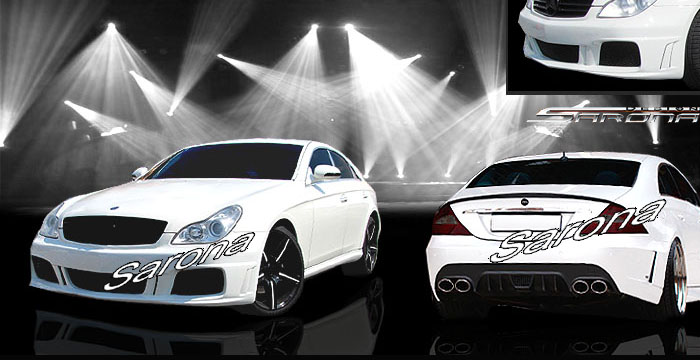 Custom Mercedes CLS  Sedan Body Kit (2005 - 2011) - $2100.00 (Manufacturer Sarona, Part #MB-118-KT)